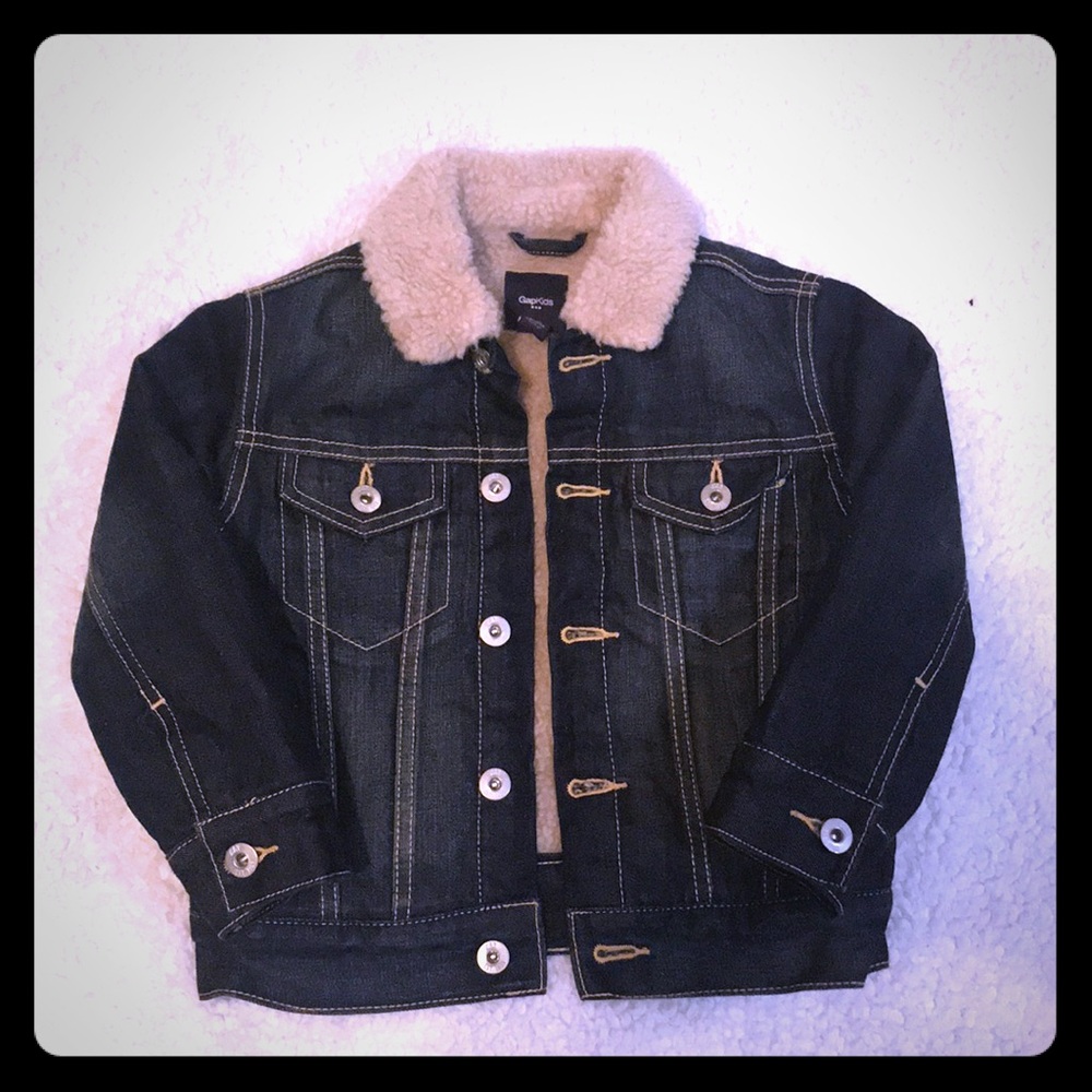 Gap Kids Sherpa Denim Jacket XS (4-5 yrs)